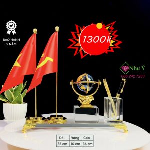 Đựng Bút Địa Cầu Pha Lê NY 003