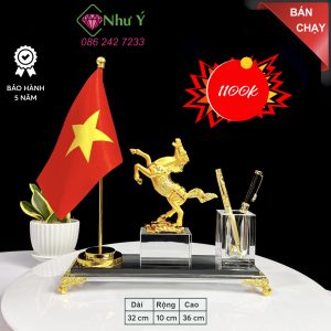 Đựng Bút Ngựa Pha Lê NY 002