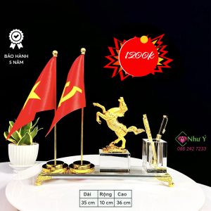 Đựng Bút Ngựa Pha Lê NY 003